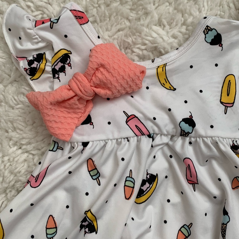 Mini Biggie Bow Coral